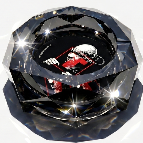 TYSON 2.0 - Ashtray Diamond Cut 'Boxing Mike' - Black