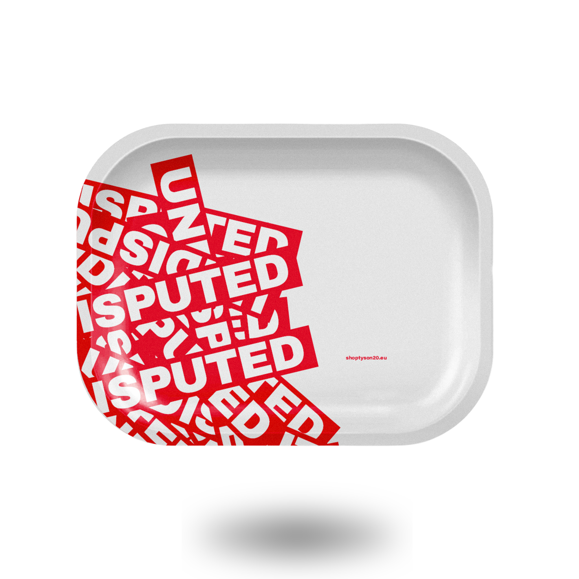 TYSON 2.0 - Rolling Tray - "Undisputed Cannabis" Black - MEDIUM
