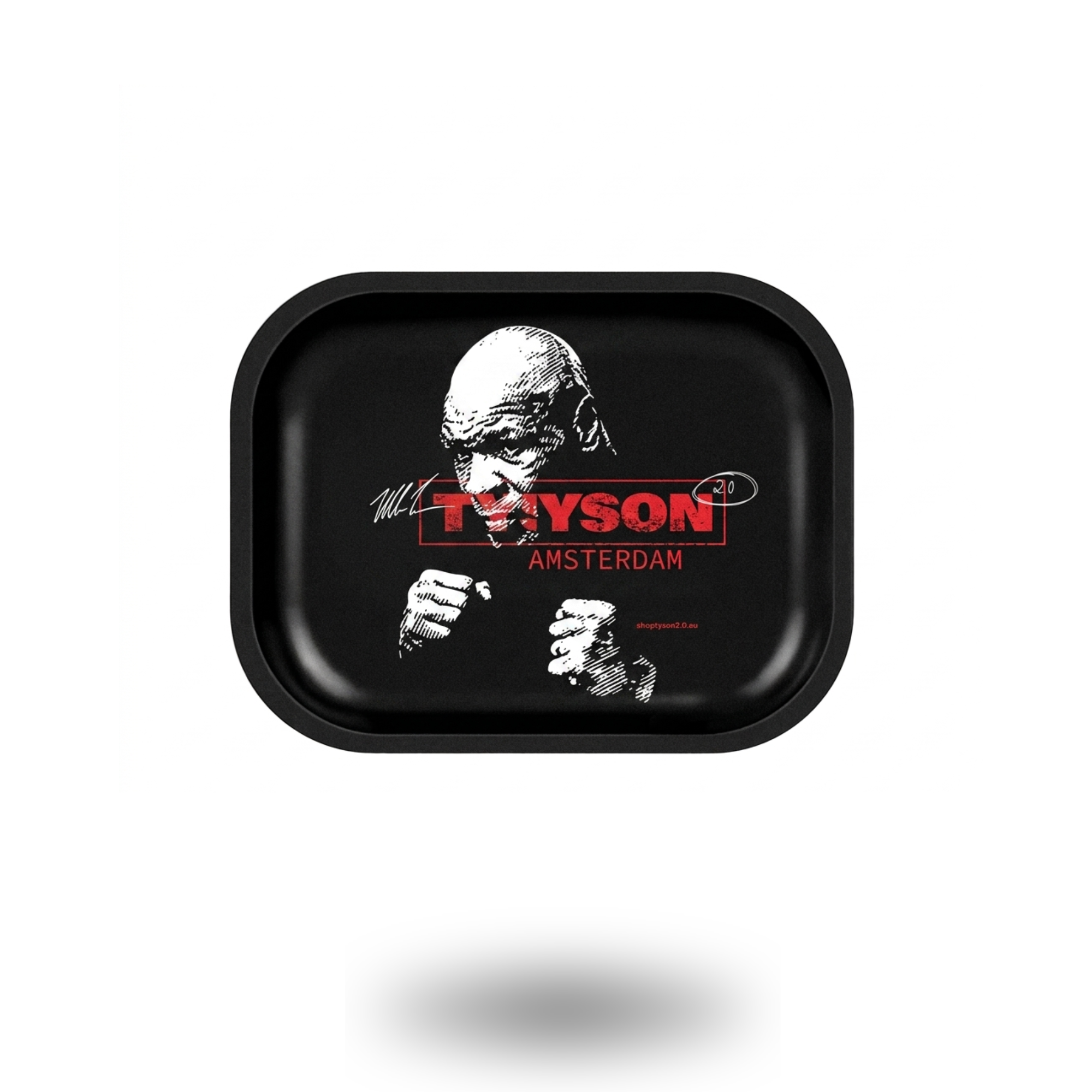 TYSON 2.0 - Rolling Tray - "Fight Mike" Black - SMALL