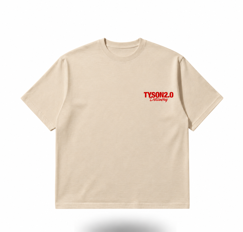 TYSON 2.0 -T-shirt Delivery (Unisex) - Beige