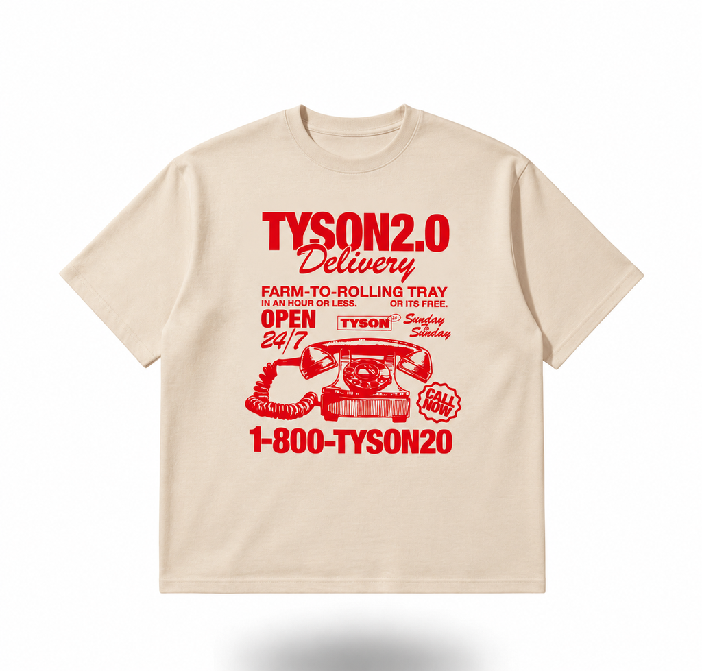 TYSON 2.0 -T-shirt Delivery (Unisex) - Beige