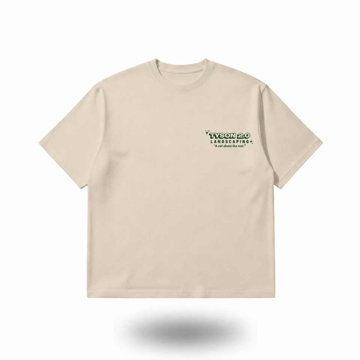 TYSON 2.0 - T-shirt Landscaping (Unisex) - Beige