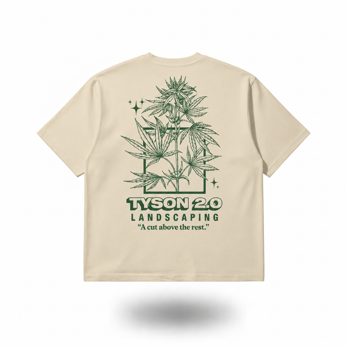 TYSON 2.0 - T-shirt Landscaping (Unisex) - Beige