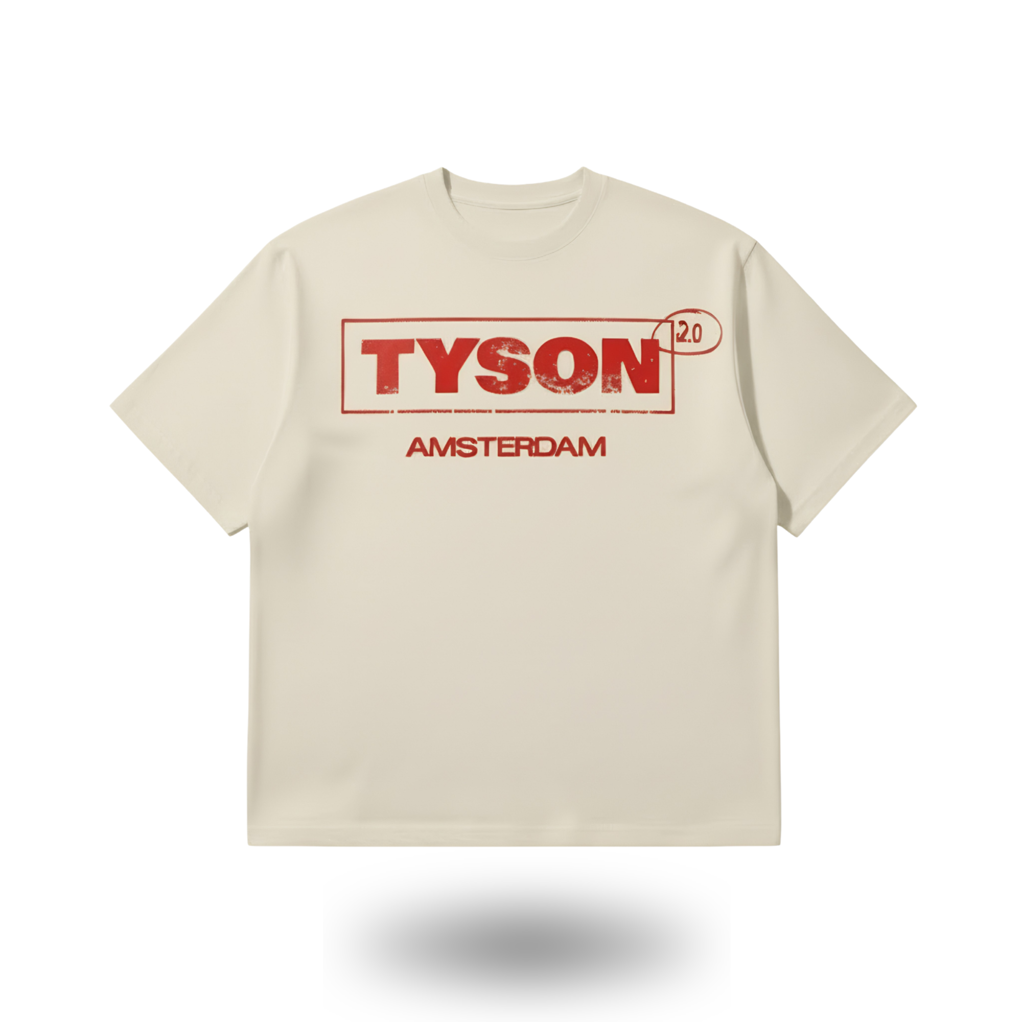 TYSON 2.0 -  Logo T-Shirt (Unisex) - Beige