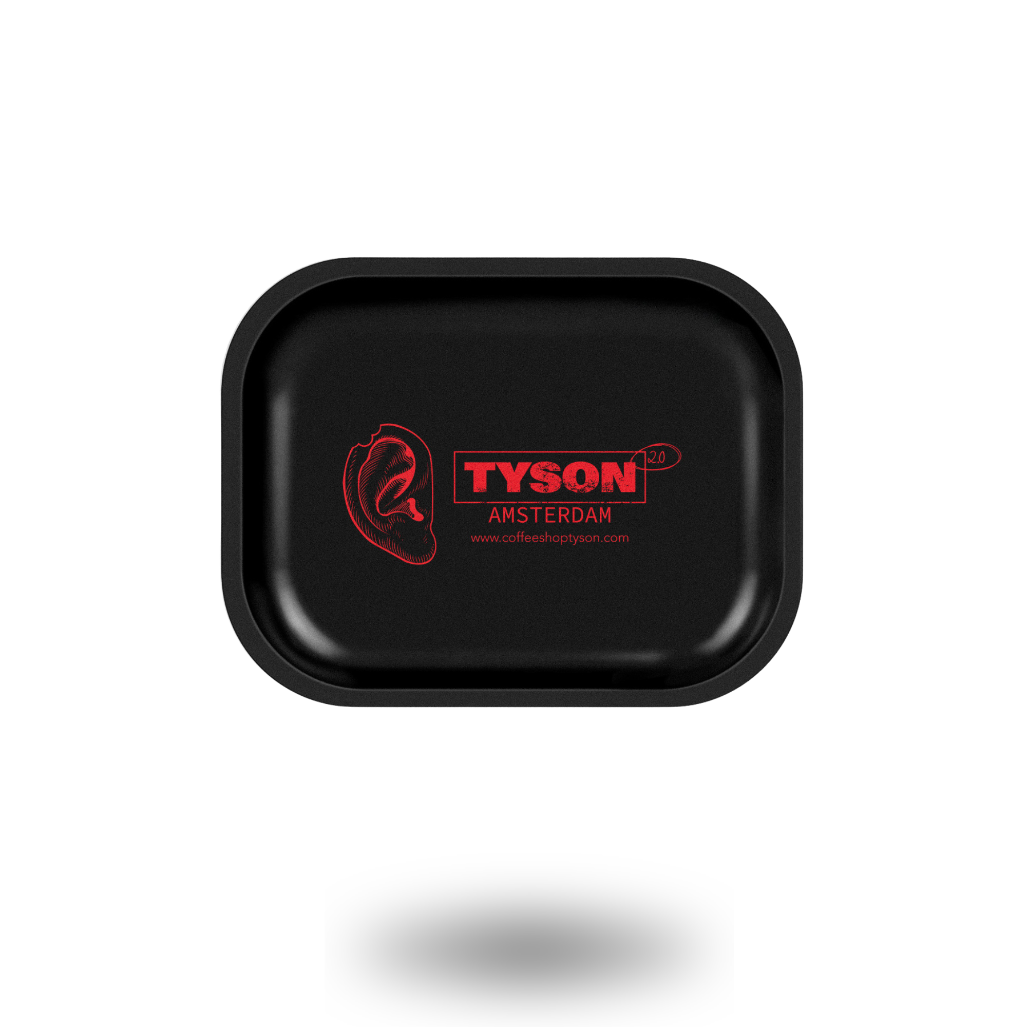 TYSON 2.0 - Rolling Tray 'Mike Bite' Black - SMALL