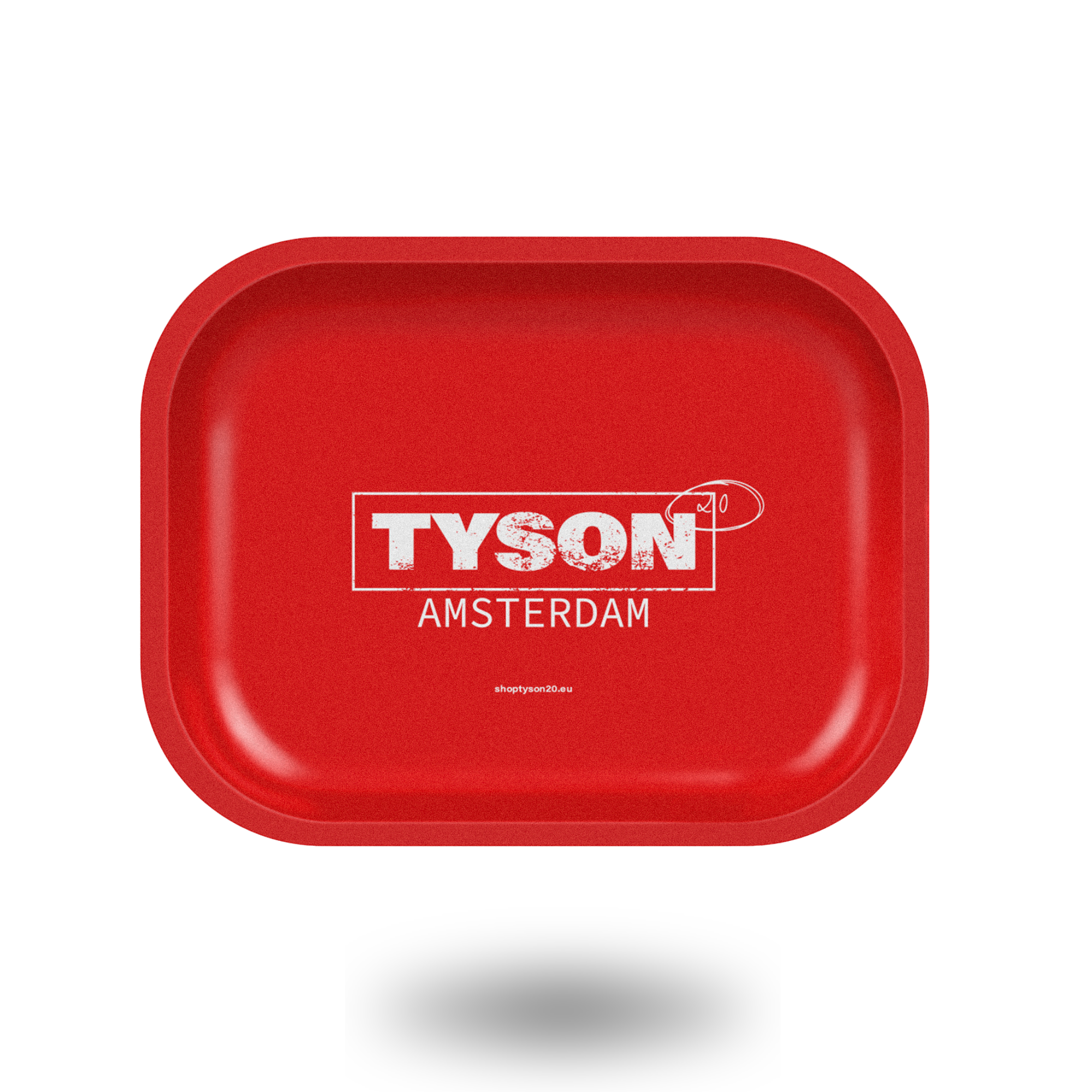 TYSON 2.0 - Rolling Tray - "TYSON AMSTERDAM" Red - MEDIUM