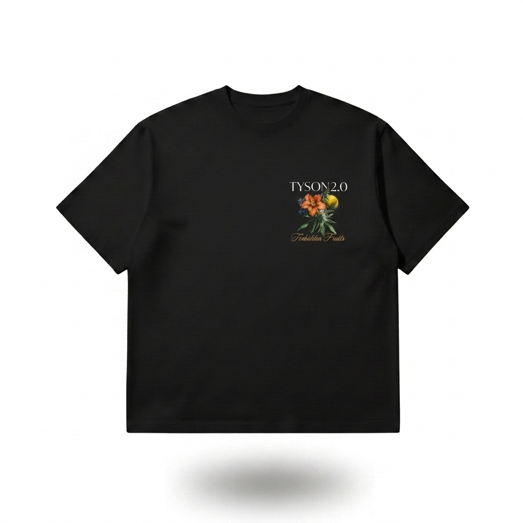 TYSON 2.0 - T-shirt Forbidden Fruits (Unisex) - Black