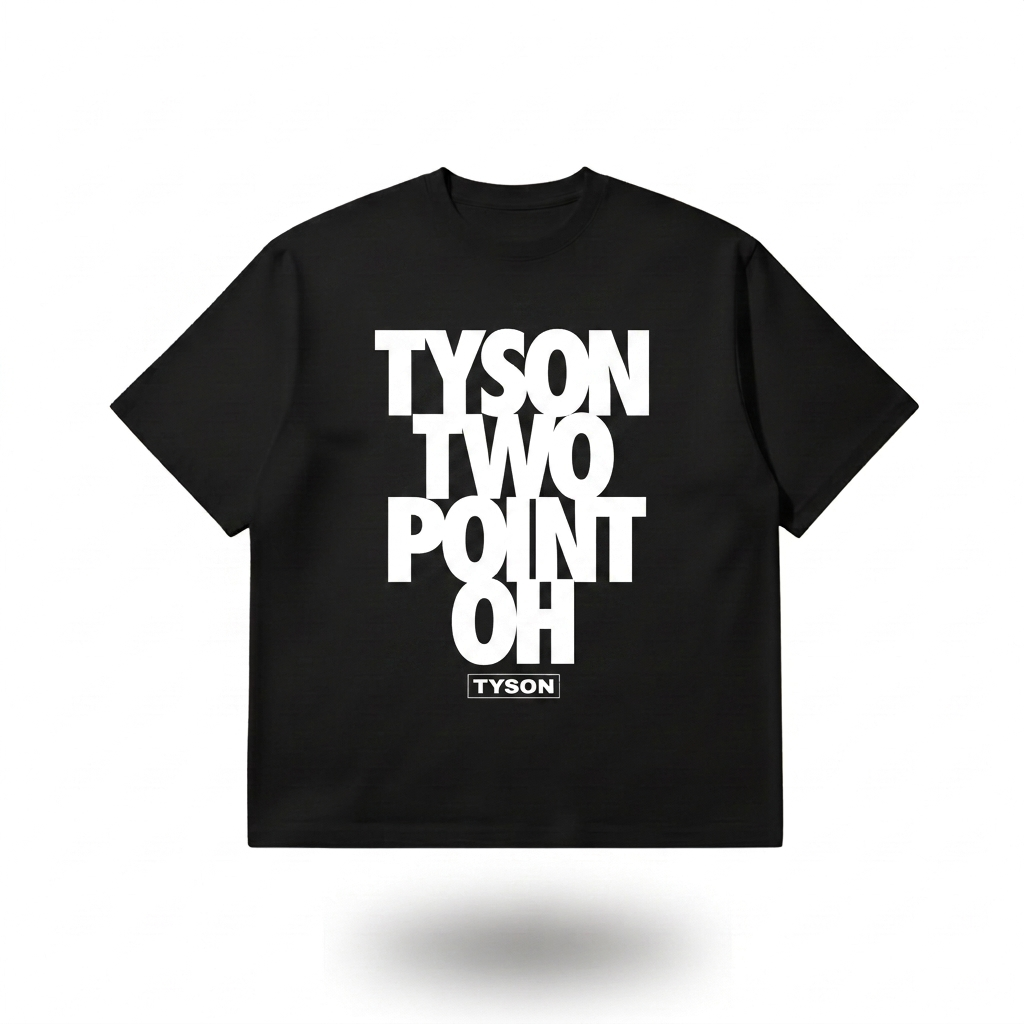 TYSON 2.0 - T-shirt Two Point Oh (Unisex) - Black