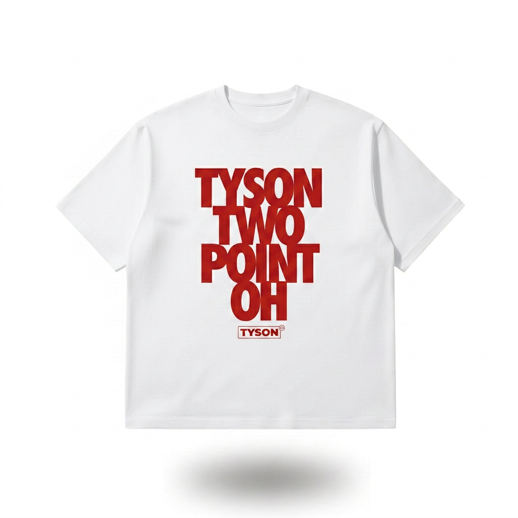 TYSON 2.0 - T-shirt Two Point Oh (Unisex) - White