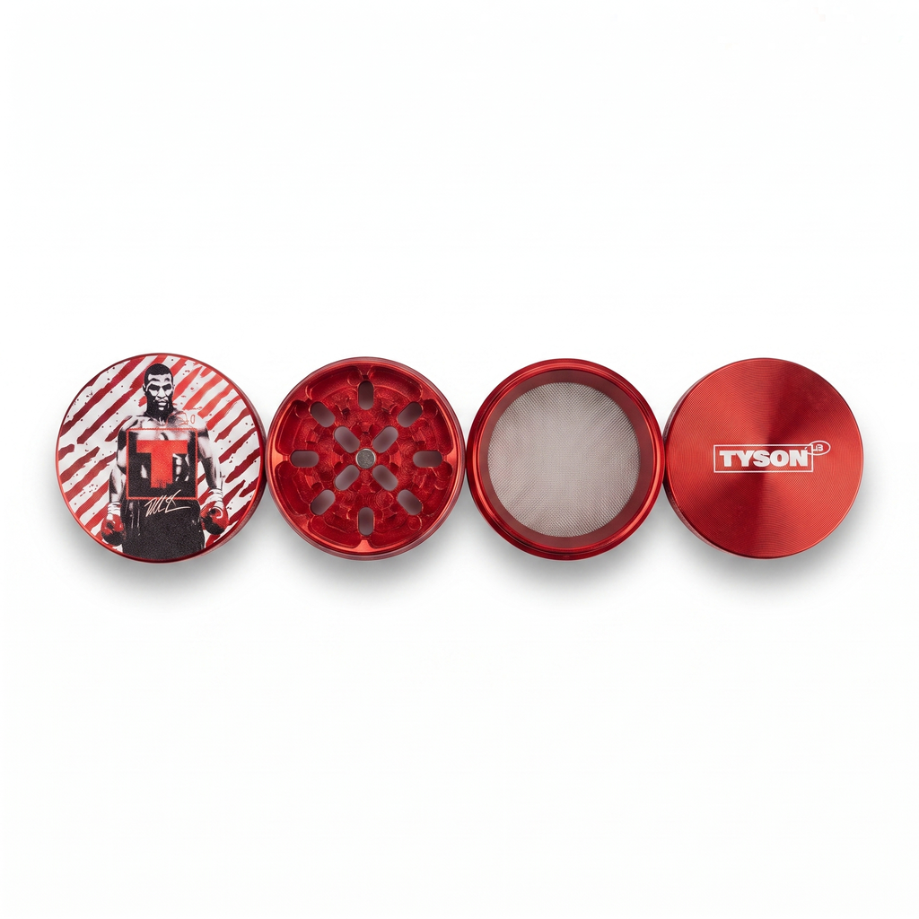 TYSON 2.0 - TYSON Metal Grinder 4pcs Red