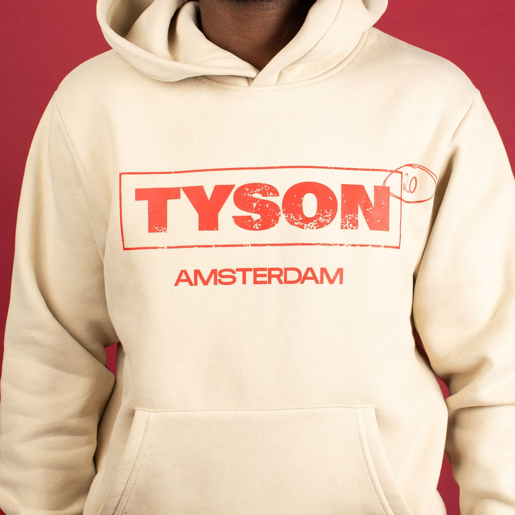 TYSON 2.0 -  Logo Hoodie (Unisex) - Beige