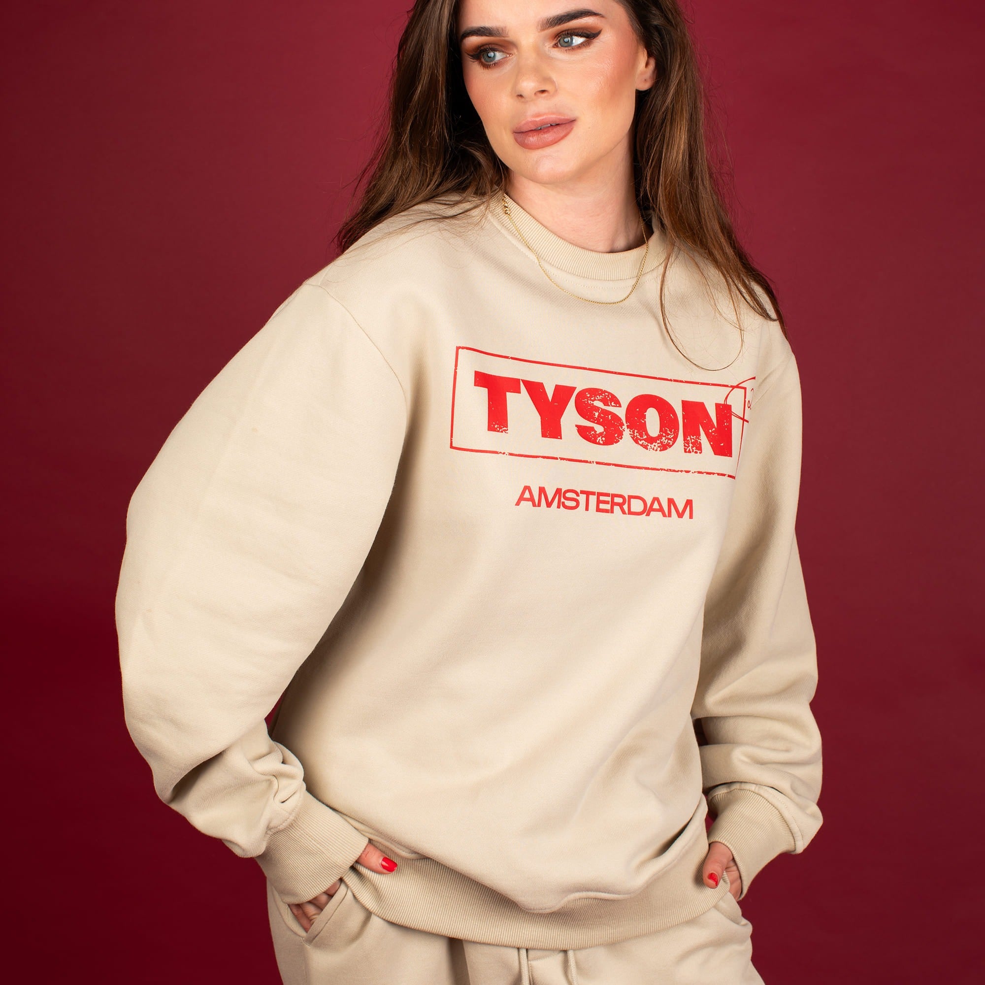 TYSON 2.0 - Sweatshirt (Unisex) - Beige