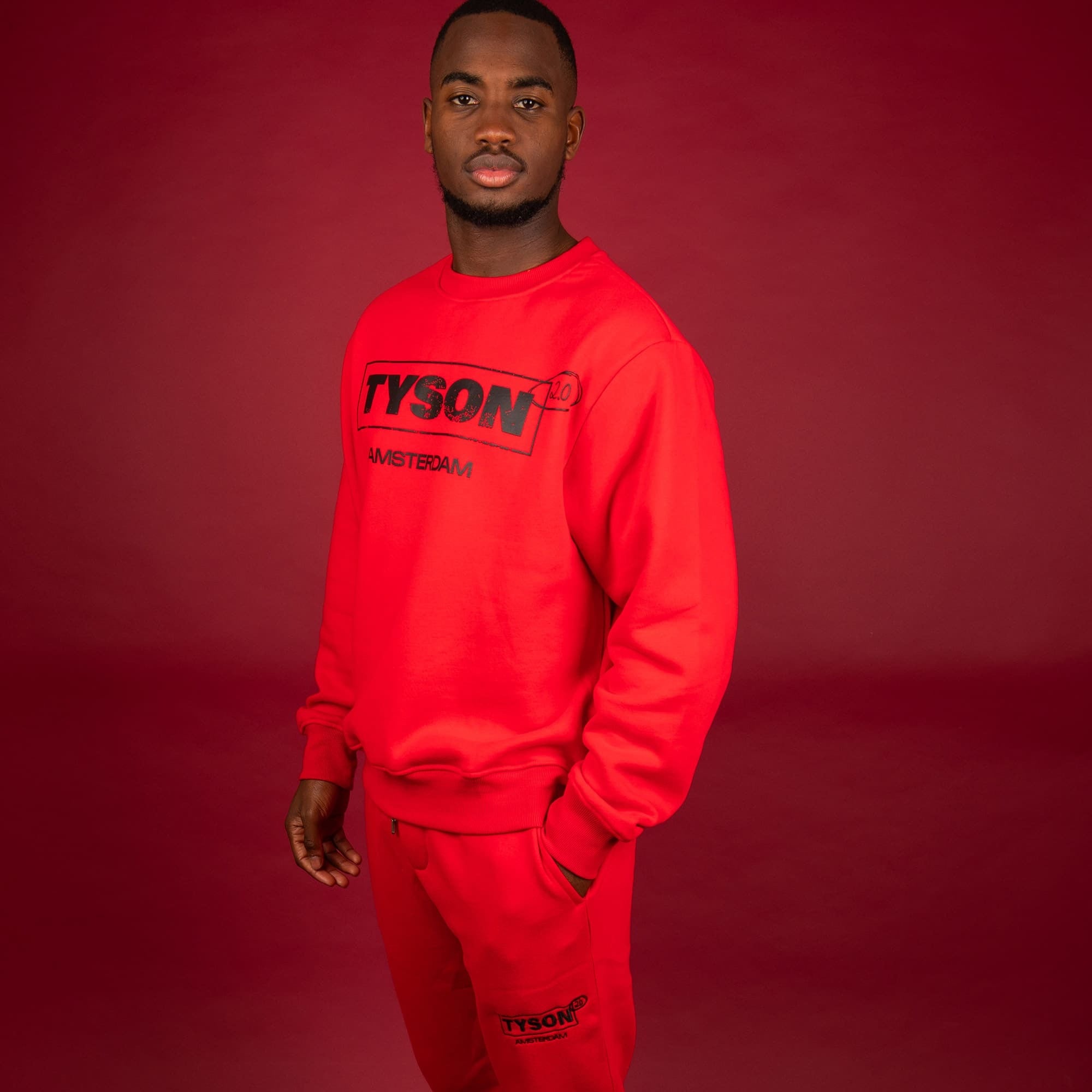 TYSON 2.0 - Sweatpants (Unisex) - Red