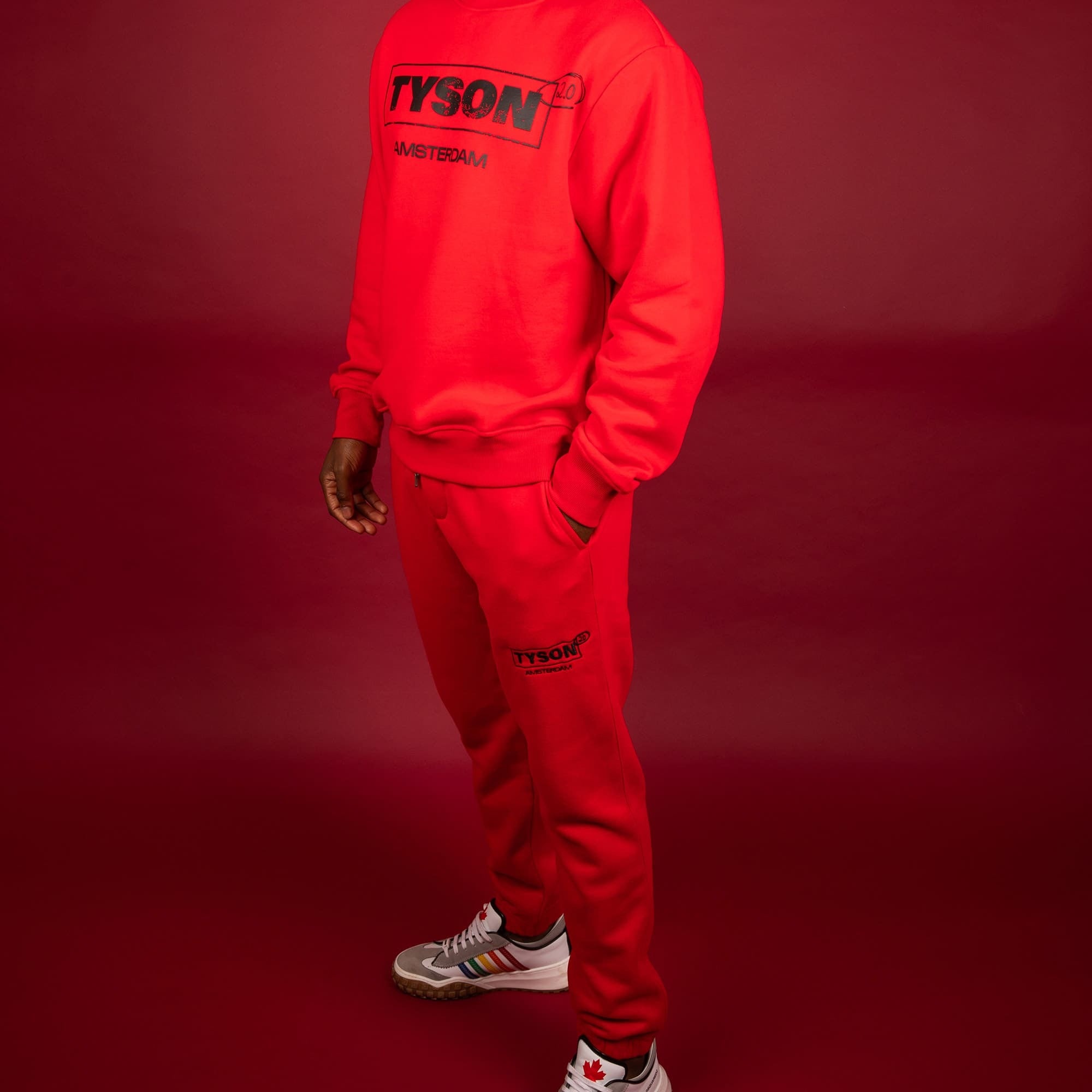 TYSON 2.0 - Sweatpants (Unisex) - Red
