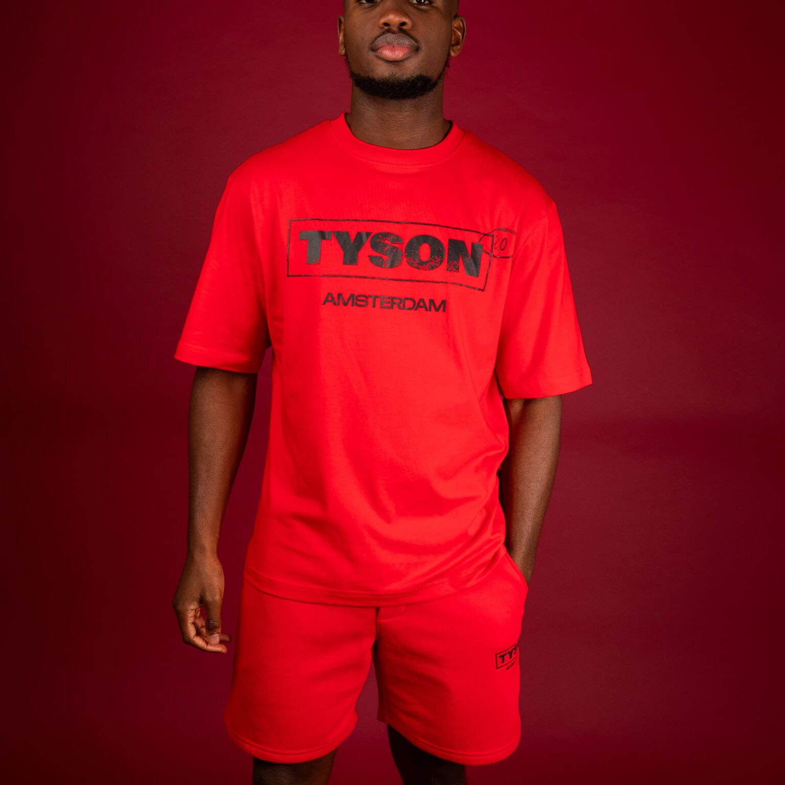 TYSON 2.0 -  Logo T-Shirt (Unisex) - Red
