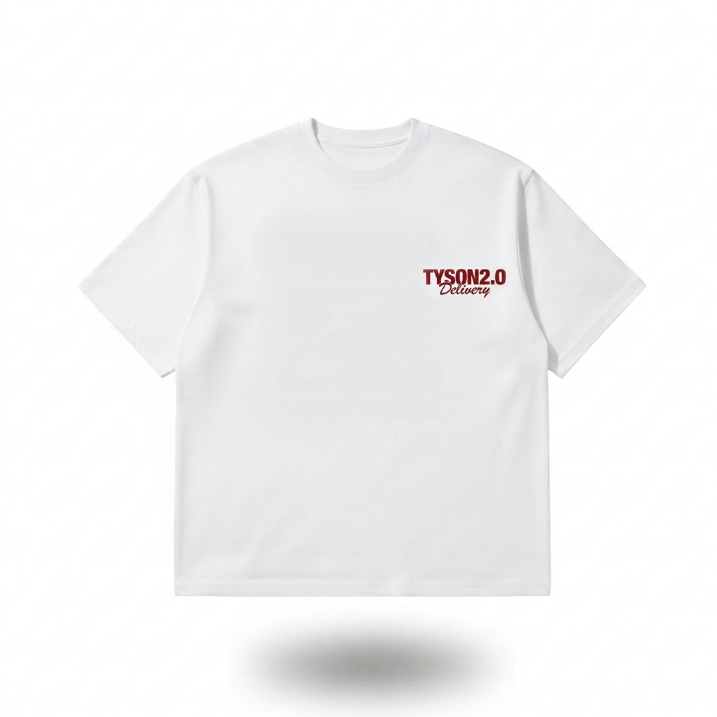 TYSON 2.0 -T-shirt Delivery (Unisex) - White