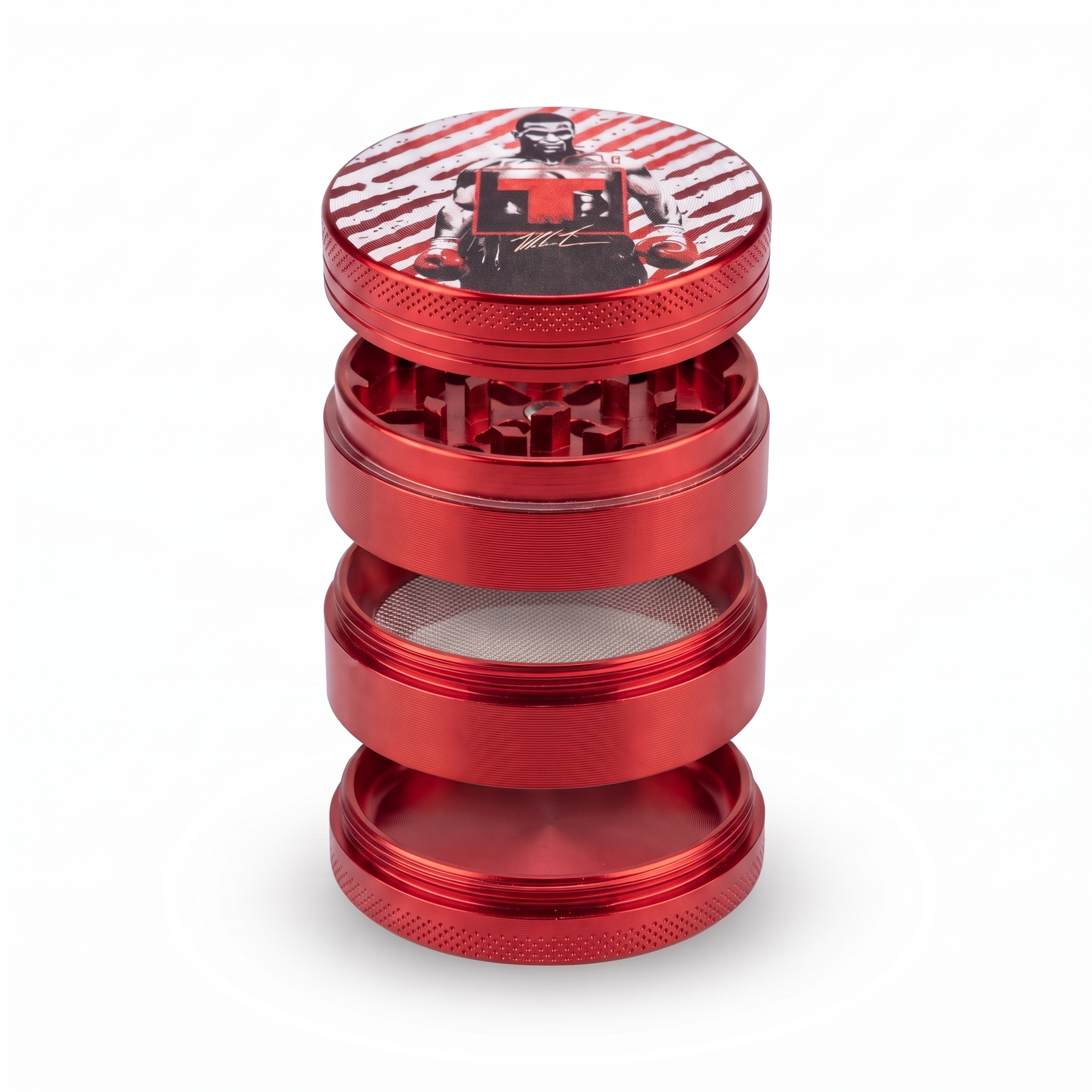 TYSON 2.0 - TYSON Metal Grinder 4pcs Red